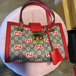 Gucci Red and Gray Women's Bag